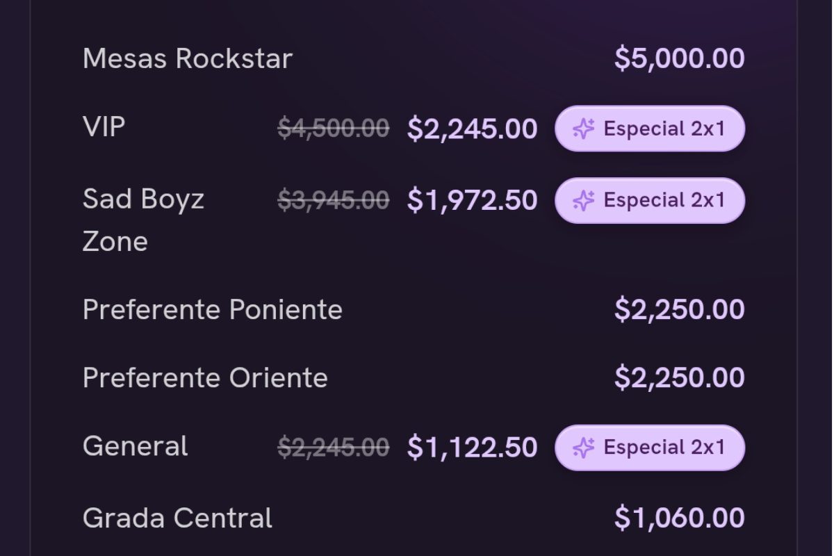 Lista de precios