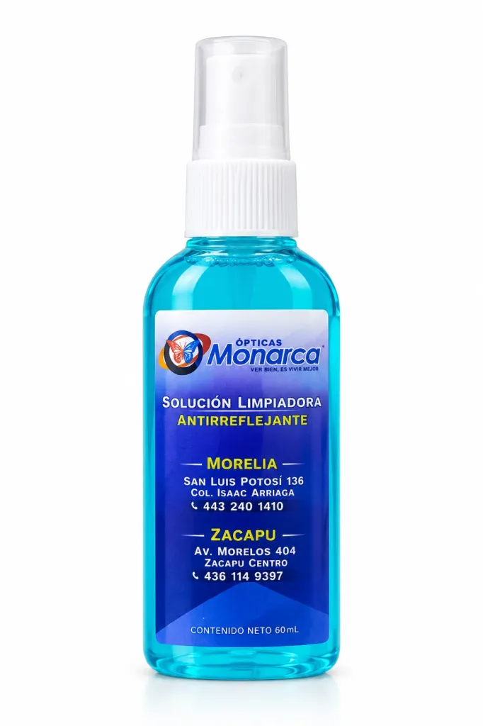 Spray limpiador para lentes