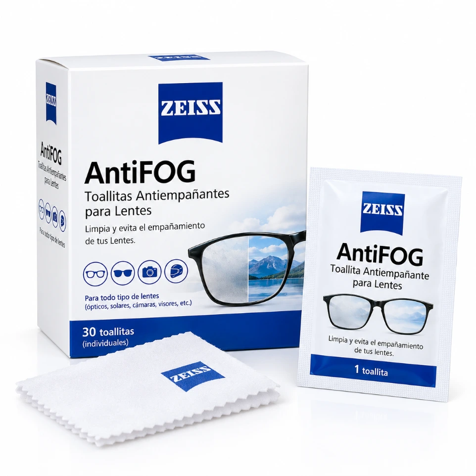 Toallitas anti-vaho para los lentes